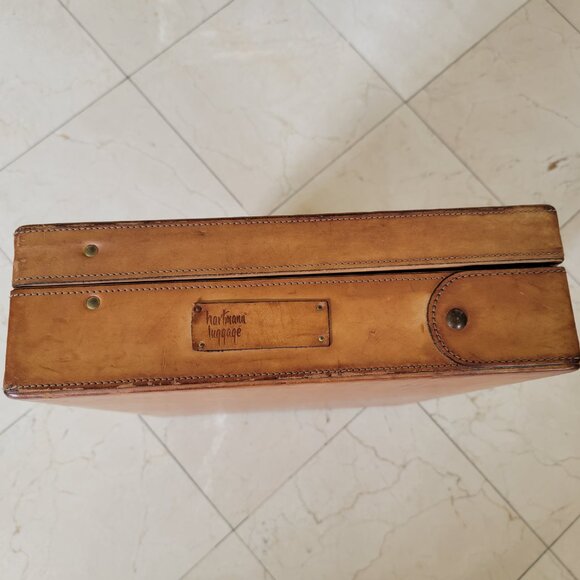 HARTMANN Leather Briefcase Attaché Vintage Authentic - Picture 5 of 16